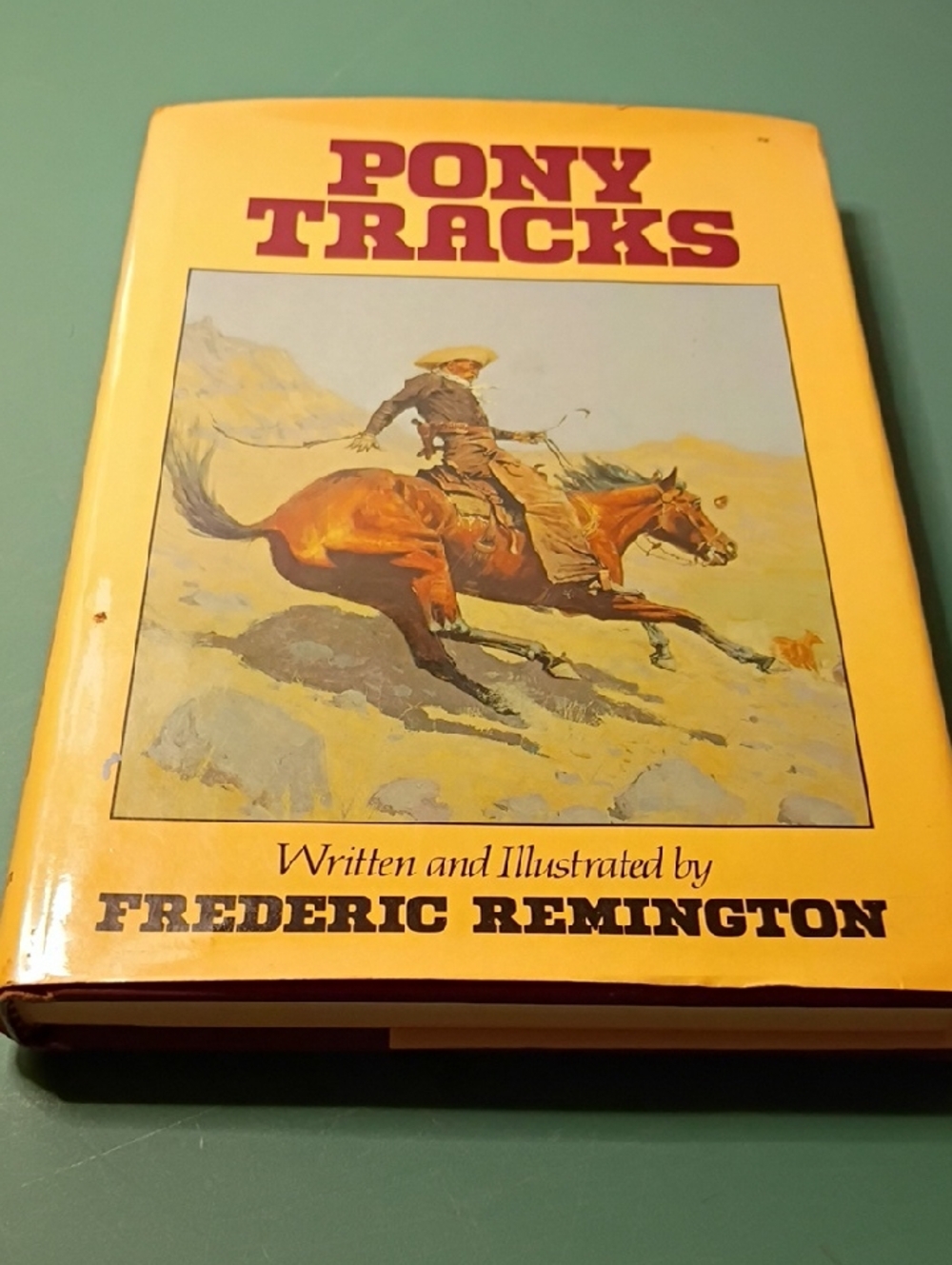 Pony Tracks by - Yellow Cover Coffee Table Book